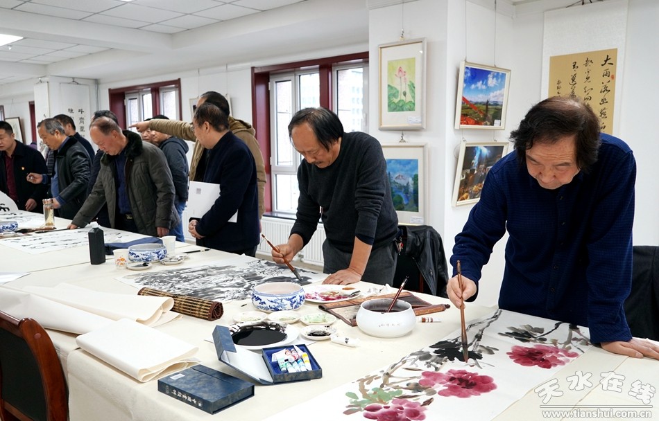 金融賦能藝術 翰墨香飄天水——天水金融系統與市美協成功舉辦文化藝術交流活動